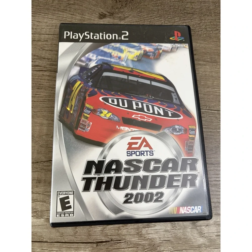 NASCAR Thunder 2002 (Sony PlayStation 2, 2001) Complete CIB Video Game PS2